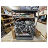 (3) Metal Shelf Units L49" x 74" H x 18" D