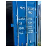 MMPU1074827 // 40 Ft Shipping Container, 40HC, Single Trip - Blue **