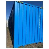 MMPU1074827 // 40 Ft Shipping Container, 40HC, Single Trip - Blue **