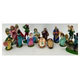 Nativity Figurines Set & Assorted Christmas Figures