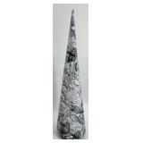 Pine Garland with Cones & Woven Basket, Patterned Cone Decor & Silver Coil Trim