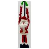 Christmas Plush Decor Set & Santa Figures & Elf Crown & Ho Ho Ho Sign