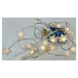 Holiday String Lights & Decor Bundle: LED Lights, Replacements & Embroidery Hoop Art