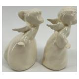 Marquis Waterford Crystal Angel, Blue Bird of Happiness & 2 Ceramic Angels
