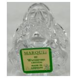 Marquis Waterford Crystal Angel, Blue Bird of Happiness & 2 Ceramic Angels
