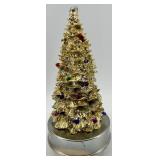 Set of 2 Vintage Musical Christmas Trees including Enesco