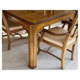 DR - Vintage Drexel Heritage Dining Table with 6 Chairs