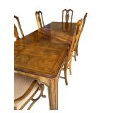 DR - Vintage Drexel Heritage Dining Table with 6 Chairs