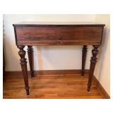 UL - Vintage Wooden Writing Desk with Flip-Top and Storage Compartments