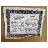 K - Framed Penny Feder Monoprint Monotype Edition 1/1 with Certificate