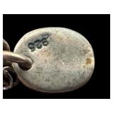 Chan Luu 16 Inch Sterling Silver Disc Necklace with Crystals