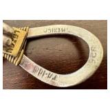 Mexican Sterling Silver and Brass Link Bracelet