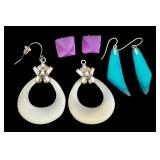 UP - Alexis Bittar Earring Lot Including Statement, Stud, and Dangle Styles