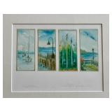 K - Framed Print of Wayzata Waterfront Scene