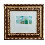 K - Framed Print of Wayzata Waterfront Scene