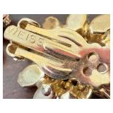 UL - Vintage Signed Costume Jewelry Lot Featuring Weiss, Trifari, and Giovanni