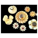 UL - Vintage Signed Costume Jewelry Lot Featuring Weiss, Trifari, and Giovanni