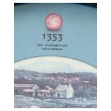 SR - 12-Inch Golf History Wall Clock with Illustrated Timeline