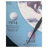 SR - 12-Inch Golf History Wall Clock with Illustrated Timeline