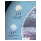 SR - 12-Inch Golf History Wall Clock with Illustrated Timeline