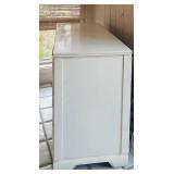 SR - Vintage Davis Cabinet Company Solid Wood 3-Drawer Dresser with Brass Handles