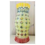 SR/LR - Set of 3 Hand Painted Glass Vases, Tracy Porter Signed