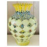 SR/LR - Set of 3 Hand Painted Glass Vases, Tracy Porter Signed