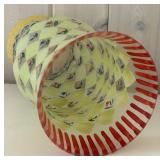 SR/LR - Set of 3 Hand Painted Glass Vases, Tracy Porter Signed