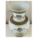 SR/LR - Vintage Medici Ellegi Italian Porcelain Vase with Floral Design