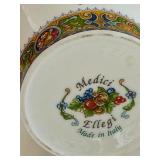 SR/LR - Vintage Medici Ellegi Italian Porcelain Vase with Floral Design