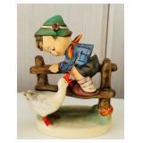 FR - Vintage Barnyard Hummel Figurine, Vintage Hummel Figurine Chic Girl and Vintage Hummel Figurine Be Patient