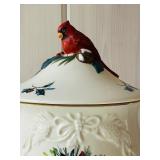 SR/LR - Lenox Winter Greetings 12-Inch Cardinal Cookie Jar by Catherine McClung