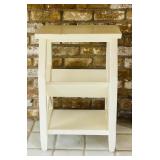 SR - White Wooden Side Table