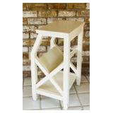 SR - White Wooden Side Table