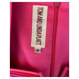 LT - Tom and Linda Platt Pink Dress with Striped Detail Size S
