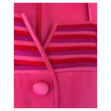 LT - Tom and Linda Platt Pink Dress with Striped Detail Size S