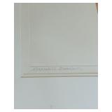 LR - Framed Charlotte Ann Meckley Botanical Print Cranesbill Geranium