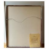 LR - Framed Charlotte Ann Meckley Botanical Print Cranesbill Geranium