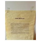 LR - Framed Charlotte Ann Meckley Botanical Print Cranesbill Geranium