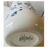 ST - Pair of 8 Inch Decorative Vases, Hand Painted and Studio Pottery