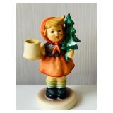 FR - Set of Four Vintage Goebel Hummel Style Candle Holders, Tallest 4 Inches