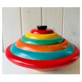 SR - Vintage Wooden Centerpiece Box by Pietro Manzoni, Italy, 1970s