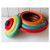 SR - Vintage Wooden Centerpiece Box by Pietro Manzoni, Italy, 1970s