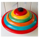 SR - Vintage Wooden Centerpiece Box by Pietro Manzoni, Italy, 1970s