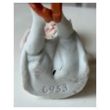 SR/FR - Set of 3 Antique Bisque and Porcelain Figurines with Decorated Shoe