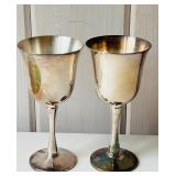 SR-FR - Pair of 5.5 Inch Silver-Plated Goblets