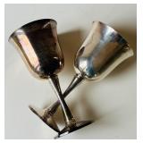 SR-FR - Pair of 5.5 Inch Silver-Plated Goblets