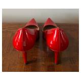 ULO - Stuart Weitzman Red Patent Leather Heels Size 7.5 Medium