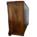 MBR  - Vintage Stanley 7-Drawer Wooden Dresser with Brass Knob Handles