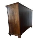 MBR  - Vintage Stanley 7-Drawer Wooden Dresser with Brass Knob Handles